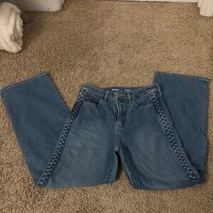 Old Navy Blue Flare & Wide Leg Jeans